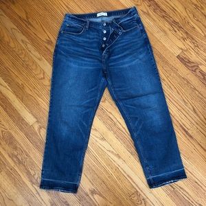 A&f Ankle Straight Ultra High Rise jeans